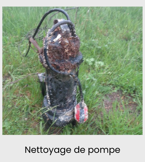 Nettoyage pompe